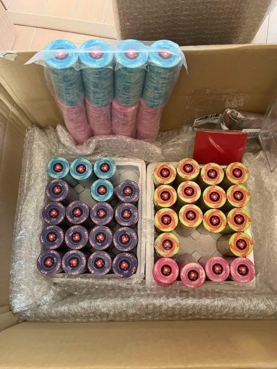 1 / 5 EPT セラミックポーカーチップ カジノチップ すぐ始めれるセット 616ysPR8rGL._AC_UL210_SR210,